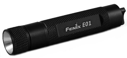 Fenix FNX-E01BK E Series LED Flashlight, Black