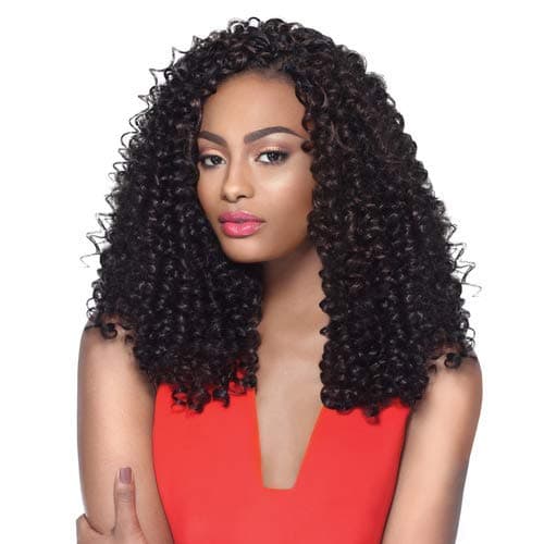 Outre Synthetic Hair Crochet Braids X-Pression Braid 4 In 1 Loop Bohemian Curl 14" (6-Pack, 4)