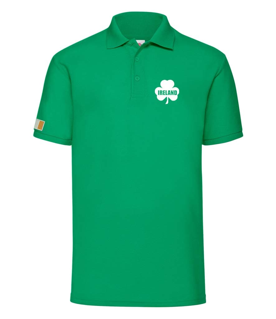 Ireland Rugby Polo Shirt - Vintage Green, Unisex Design for Men & Women | Perfect for Irish Rugby Fans | Sizes up to 3XL | Ideal for 6 Nations & World Cup
