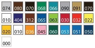 12" x 12" - 60 Sheets of Assorted Glossy Colors of Permanent Adhesive-Backed Vinyl for Craft, Hobby, Cricut Cutters