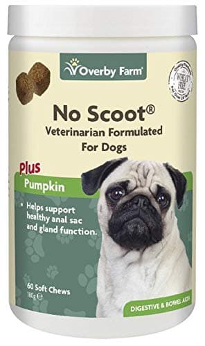 No Scoot Soft Chews for Dogs, 60-Piece, 180 g