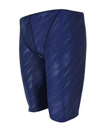 Easea Men`s Rapid Swim Splice Quick Dry Jammer Swimsuit Blue Pattern X-Large