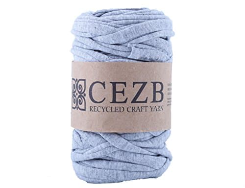 T-Shirt Yarn Bulky Fettuccini Zpagetti Style Elastic Strong Cloth T Shirt Trapillo Yarn Ball for Knitting Sewing Crocheting Bags Bowls DIY Handicraft and Home décor Projects Yarn#218