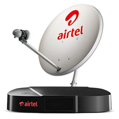 Airtel Digital TV HD Set Top Box with 1 Month South Mega Pack