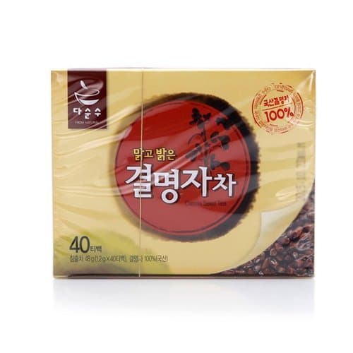 [HEALTH TEA] Korea Food Pure Bright Kyulmyungja Cassia Seed Tea 1.2g X 40t 맑고 밝은 결명자차 결명자