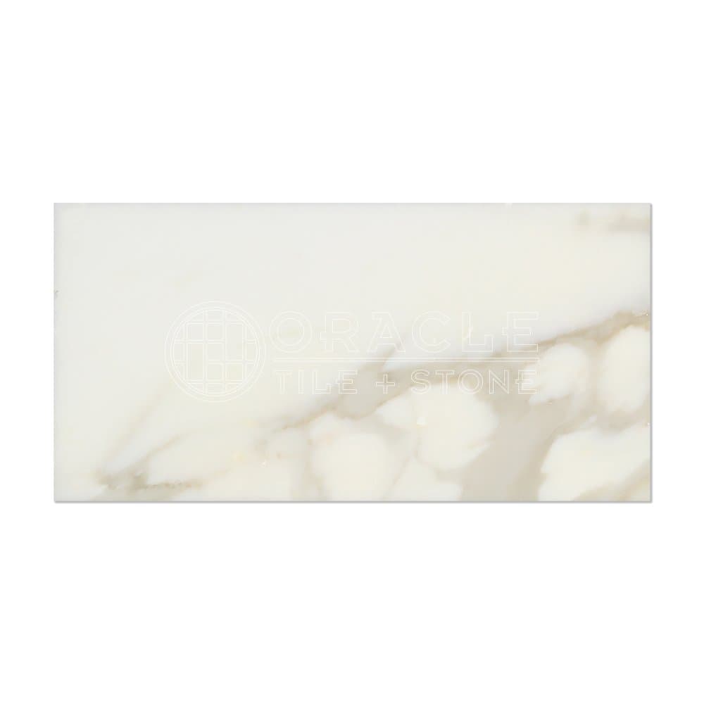 Calacatta Gold (Italian Calcutta) Marble 3 X 6 Subway Field Tile, Polished