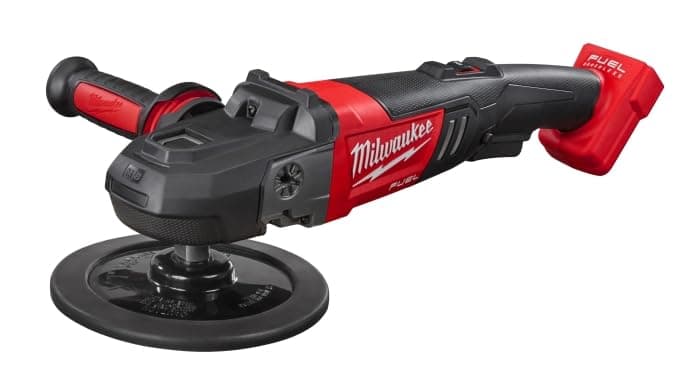 Milwaukee 2738-20 M18 18-Volt Fuel Lithium-Ion Brushless Cordless 7 inch Variable Speed Polisher (Tool-Only)