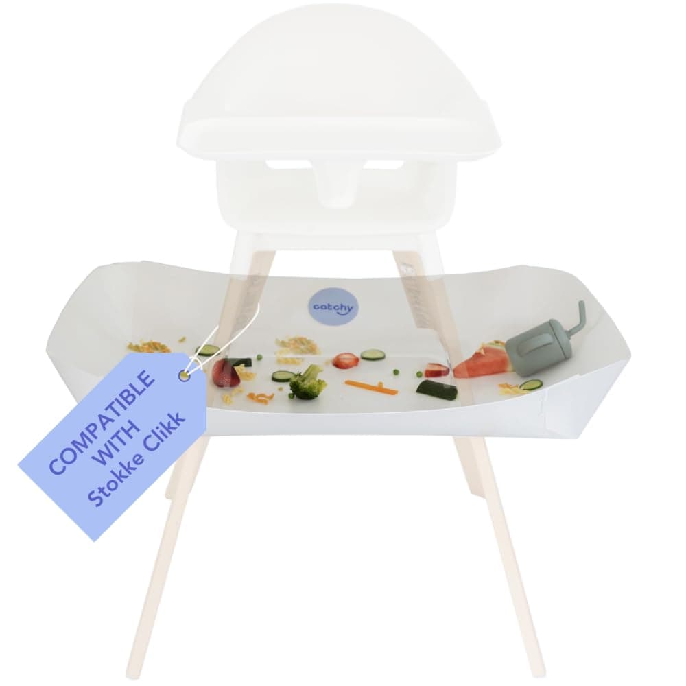 Catchy - The Food and Mess Catcher for The Stokke Clikk - Catchy Food Catching Accessory for Highchairs - Baby & Toddler Food Mat - High Chair Food Catcher - High Chair Accessories