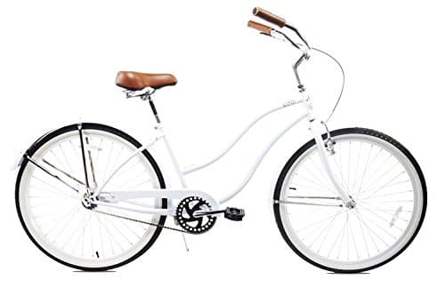 Loco Cycles Single Speed Step-Thru Womens Beach Cruiser