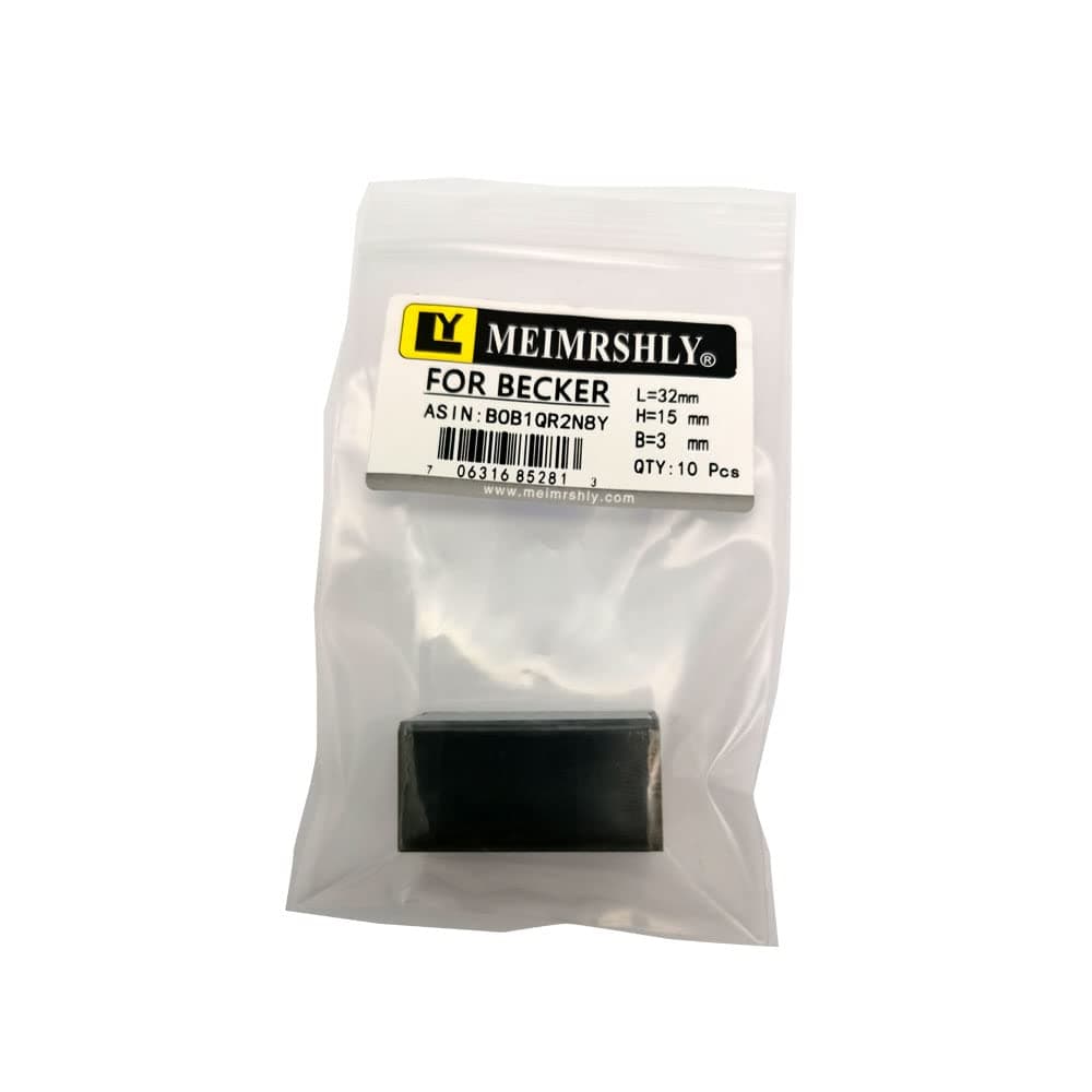 32-15-3mm MEIMRSHLY Carbon Vanes for Becker Rietschle Orion Busch Vacuum Pump (Pack of 10Pcs)