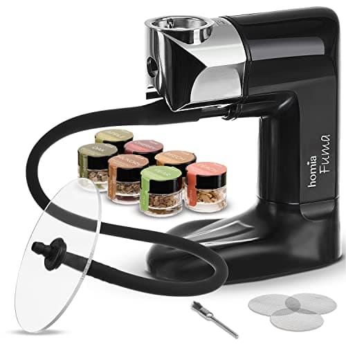 Homia Smoking Gun Wood Smoke Infuser - Kit, Portable Electric Smoker Machine with Accessories and Wood Chip - Cold Smoking Food and Beverage, 12 Piece Starter Kit Starter