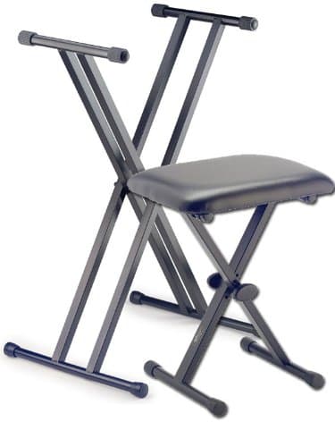 CRONENWERTH Keyboard Stand and Bench – Height-Adjustable – Set Offer
