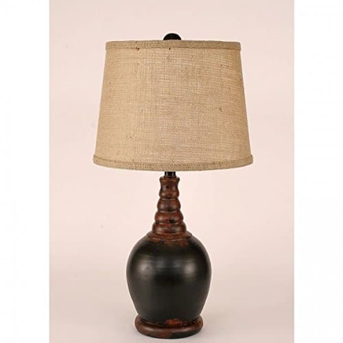 Coast Lamp Manufacturer 14-C5C Aged Black Bulbous Accent Lamp - 23.5 in.