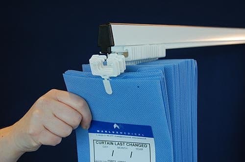 Marlux F42/1950A-BS Fast Fit Antibacterial Disposable Curtains - Bali Sand 4.2mtr Wide