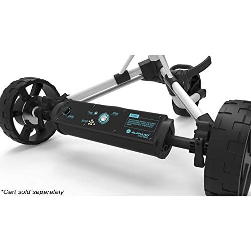 Alphard Club Booster E-Wheels – Convert Your Push Cart into an Electric Remote-Controlled Golf Caddie (Includes Rovic Bracket)