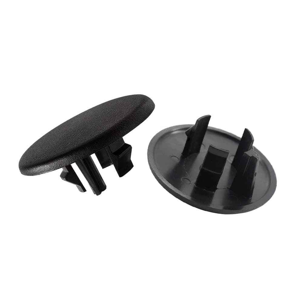 AUTOYU Armrest Cover Cap for 07-19 Chevy Tahoe Suburban Yukon Cadillac Escalade Seat Parts Replacement OEM GM 15279690 Rear Bucket Seats Arm Rest Handle Trim Bolt Vehicle Accessories (Black)