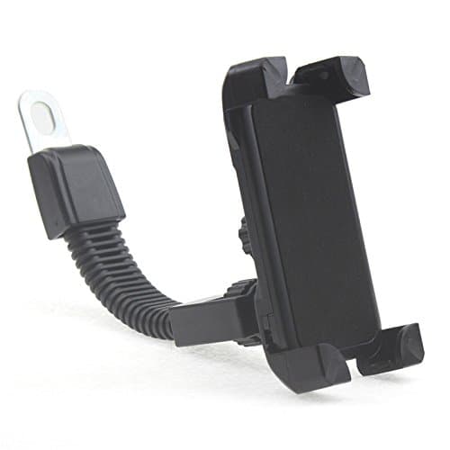 WECOTECH Motorcycle Electric Bicycle Cellphone GPS Mount Holder Compatible with 4.0-7.0inch smartphones iPhone Samsung (Black)