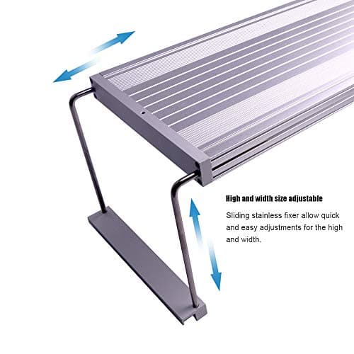 Chihiros WRGB LED Light Full Spectrum App Dimmable RGB Aquatic Plant Light for 11.8-17.7inch Tank