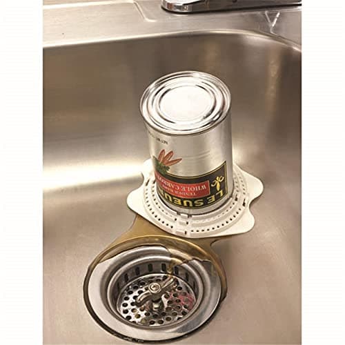 Jokari 06037 Snap-on Can Strainer - White One Size – Saves Time, Reduces Mess, Fits Most Can Sizes