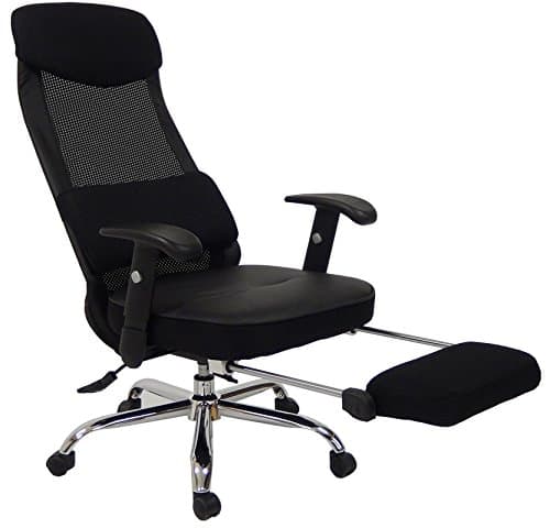 Mesh Back Reclining Office Chair w/ Footrest