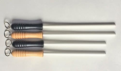 Idahone Fine Ceramic Sharpening Rod (12, Natural Handle) by Idahone