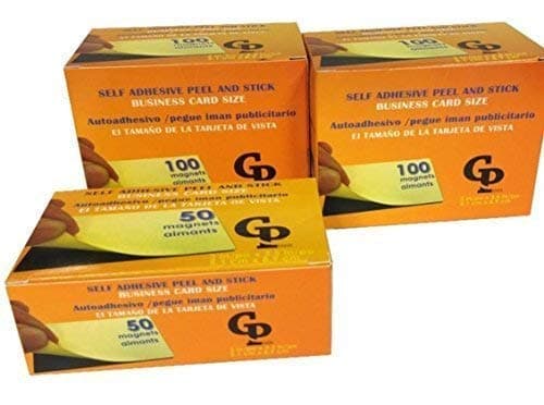 500 Self-Adhesive Peel-and-Stick Business Card Size Magnets (1) (Оne Расk)