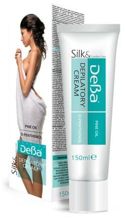 Depilatory Cream Silk & Comfort with Pine Oil and D-Pentenol - DeBa