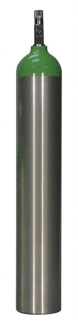 Aluminum Oxygen Cylinder, Size E