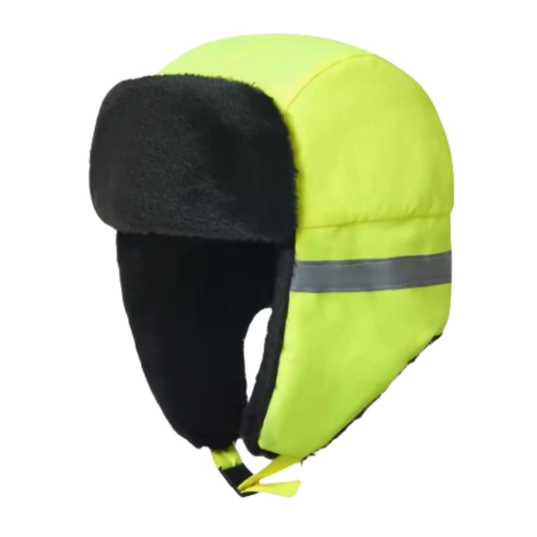YMMMY ROSEMen Trapper Hat Reflective Ushanka Russian Hat Aviator Hat Waterproof Hat Ear Flaps Fur Hat Snow Hat for Work Hunting