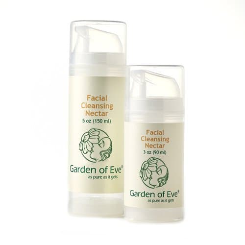 Garden of Eve Facial Cleansing Nectar - No Scent (Unscented, Fragrance-Free, Anti-aging/Combination/Dry/Sensitive)(Certified Organic Ingredients) (No synthetic ingredients) 3 oz.