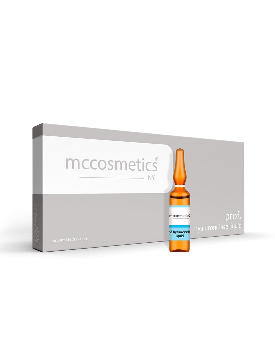 NY | Hyaluronidase Enzyme Serum | External Use Cosmetic Formula | 10 × 5ml Topical Ampoules | Hydrating & Skin-Texture Support | Made in Spain
