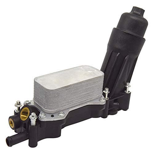 Oil Filter Cooling Housing Assembly Fit for 2014-2017 Chrysler Dodge Jeep 3.6L V6 Pentastar, Replace # 68105583AF 68105583AE
