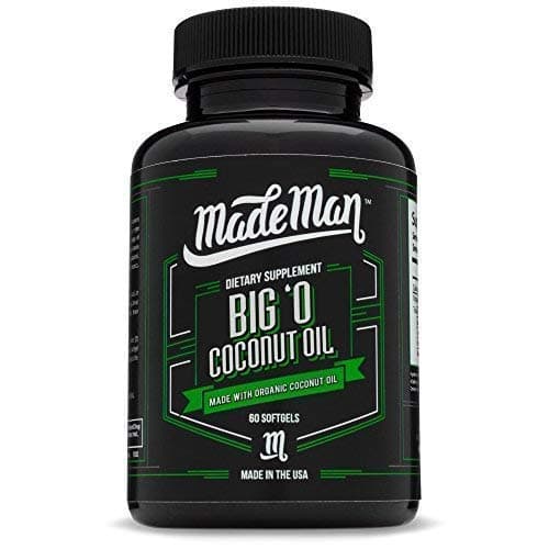 Made Man Big 'O Organic Coconut Oil with MCTs and Lauric Acid (30-Day Supply, 60 Count)