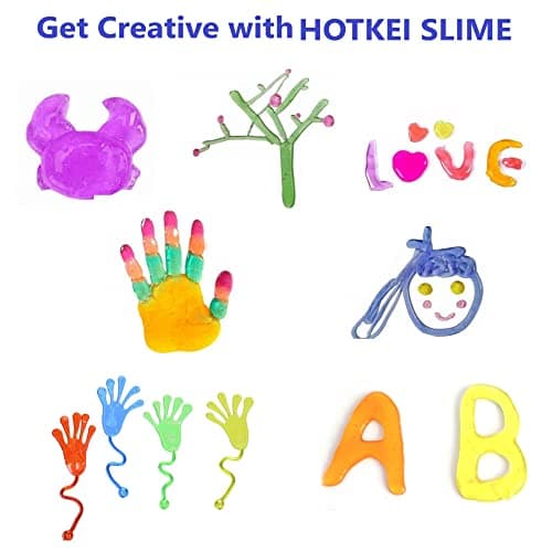 HOTKEI Blue Fruit Scented DIY Magic Toy Slimy Slime Clay Gel Jelly Putty Set - 1 Kg