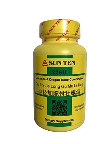 Sun TenCinnamon & Dragon Bone Combination Capsules/GUI Zhi Jia Long Gu Mu Li Tang/桂枝加龍骨牡蠣湯