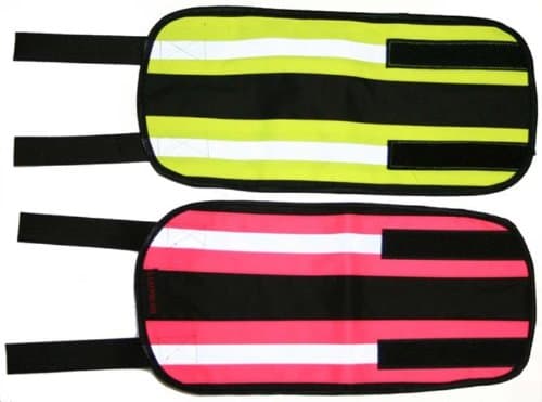 Equisafety High Viz Road Safety Horse Leg Boots Pink x Size: Pair