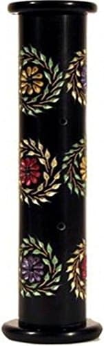 Incense Holder – Column with flowers Soapstone