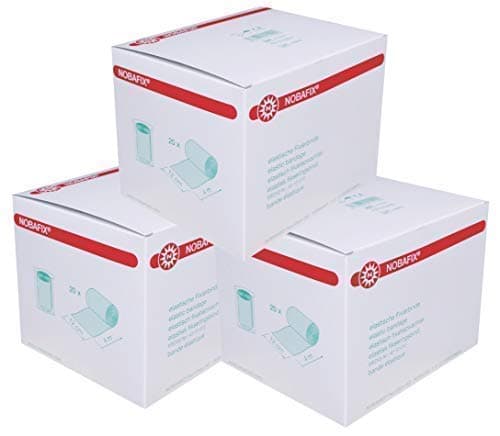 nobafix ELASTIC CONFORMING BANDAGE 60 Piece Individually in Foil Von Noba DIFFERENT SIZES - 8 cm x 4 m