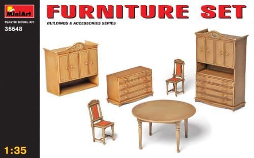 MiniArt 1/35 small set 1 (furniture) Diorama accessories MA35548