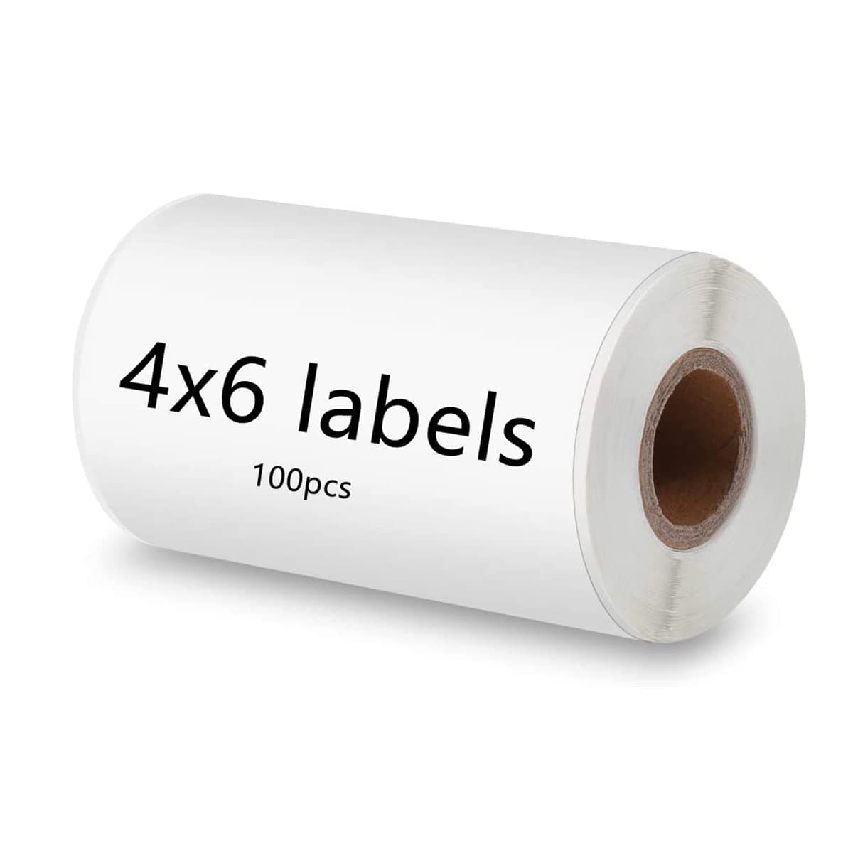 Direct Thermal Shipping Labels Compatible with Dymo LabelWriter 4XL 1744907 4x6 Thermal Postage Labels, Water & Grease Resistant, Ultra Strong Adhesive, Perforated, BPA Free, 100 Labels/Roll