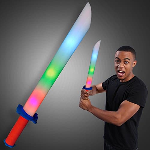 Flashing Panda LED Light Up 27 in Foam Sword, Flashing Toy / Prop