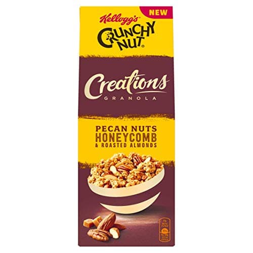 Kellogg's Crunchy Nut Creations Granola Pecan Nuts Honeycomb & Roasted Almonds, 320g