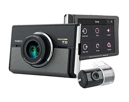 T10 WIFI-LCD 2CH Blackbox Dashcam 16GB SET(WiFi Dongle, Uninterrupted Fuse Cable), FullHD(1080p) WIFI DVR Car Vehicle Video Recorder Dash Camera Video Recorder Digital DVR Recorder