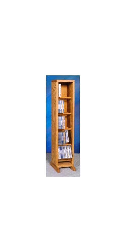 Solid Oak Dowel Cabinet for CD's