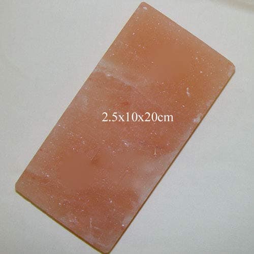 Salt Stone Slab Salt Block Salt Plate Salt 2.5x10x20cm Brick Salt Tile Pink (Price for 1 Brick Tile)