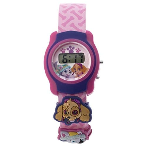 Nickelodeon Girl's Paw Patrol Automatic Plastic and Polyurethane Casual Watch Multi Color (Model: PAWKD16021)