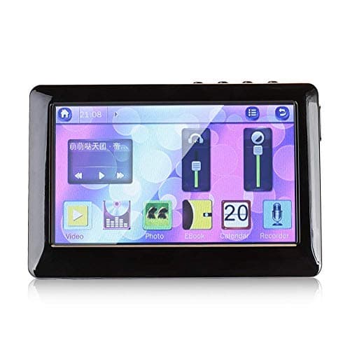 TOPmountain 4.3-Inch Mp5 Video Player Mp5 Player,Multifunctional Touch Screen 16Gb Sport Voice Recorder-Black