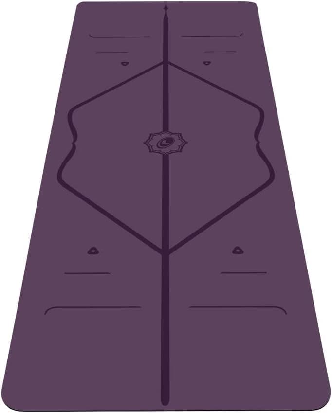 Liforme Travel Yoga Mat - Light, Portable and Non Slip Yoga Mat - Eco-Friendly Mat Made with Biodegradable Natural Rubber and The Unique Alignment Marker System - Travel Edition