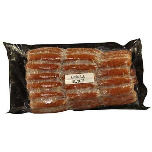 Syracuse Smoked Andouille Fully Cooked Mini Sausage Link, 10 Pound -- 1 each.