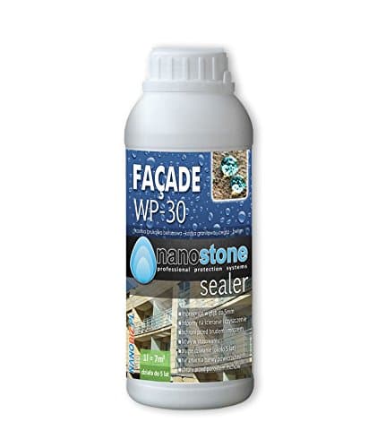 Nanostone Facade WP-30 Sealer Long Lasting Hydrophobic Nano Coating for Porous Mineral Surfaces (1 liter)